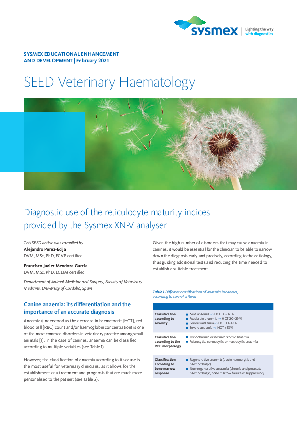 SEED Veterinary Haematology