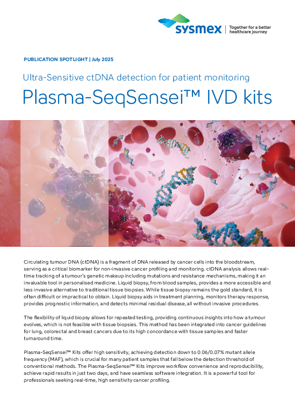 Publication Spotlight: Ultra-Sensitive ctDNA detection for patient monitoring