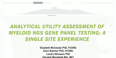 Analytical utility assessment of myeloid NGS gene panel testing; a single site experience