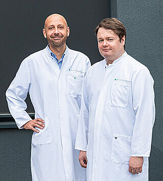 PD Dr Olav Gressner (left) and Dr Dennis Hoffmann PD Dr Olav Gressner (left) and Dr Dennis Hoffmann