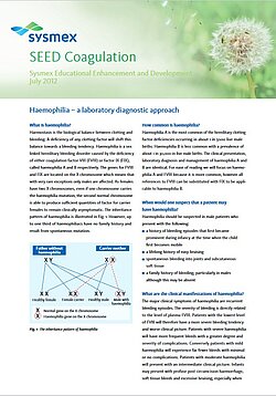 SEED: Haemophilia – a laboratory diagnostic approach